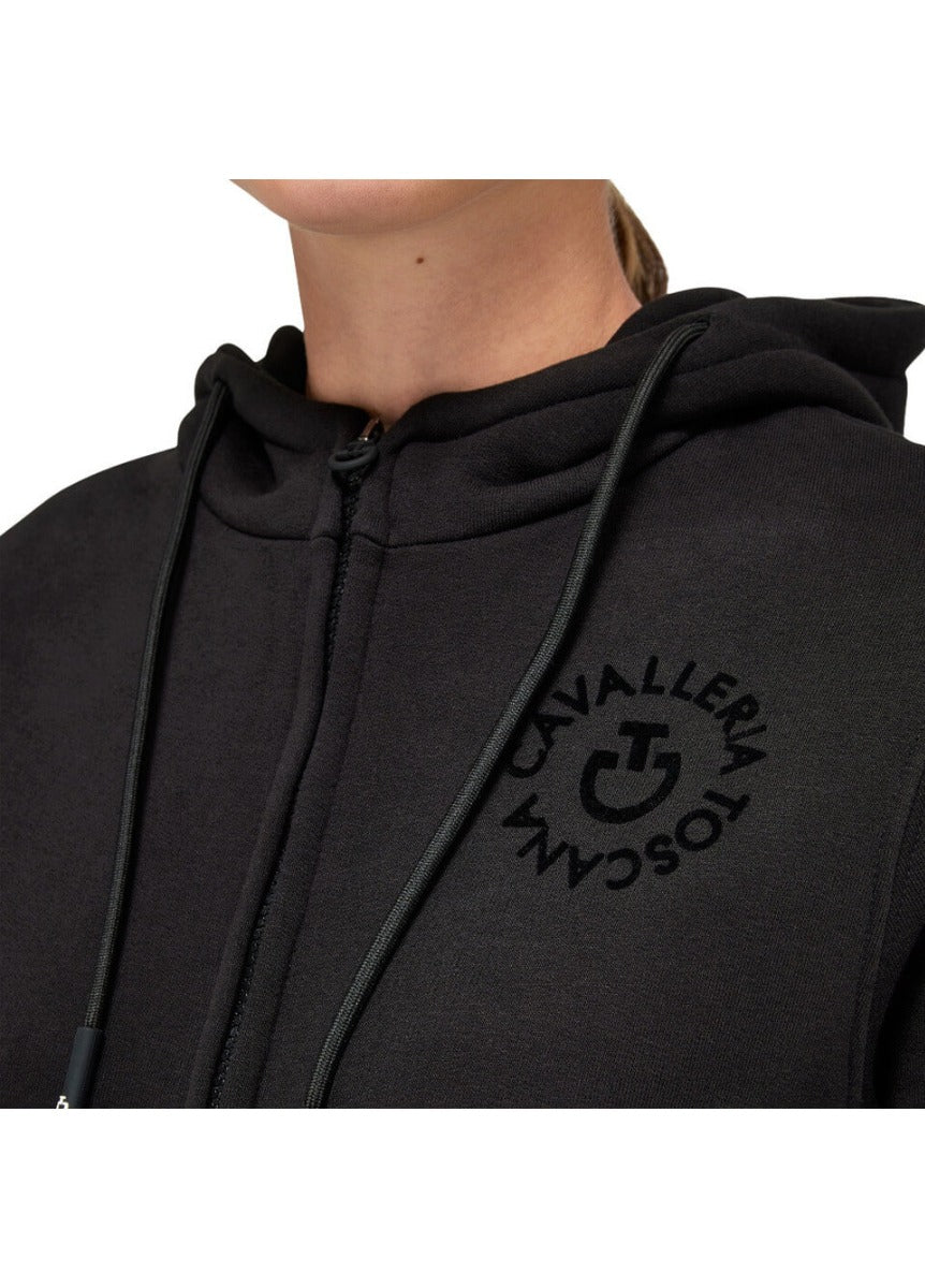 Cavalleria Toscana Orbit Zip Hoodie - Black