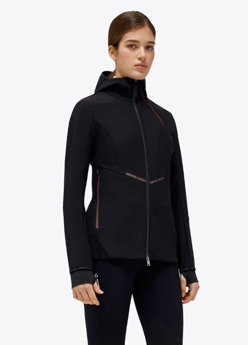 Cavalleria Toscana Revo Red Label Softshell Jacket - Black/Red
