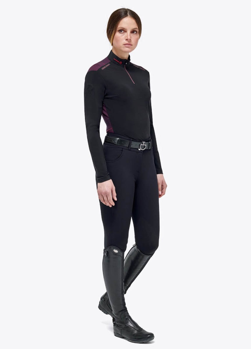Cavalleria Toscana R-EVO Red Label Knit Training Polo - Black