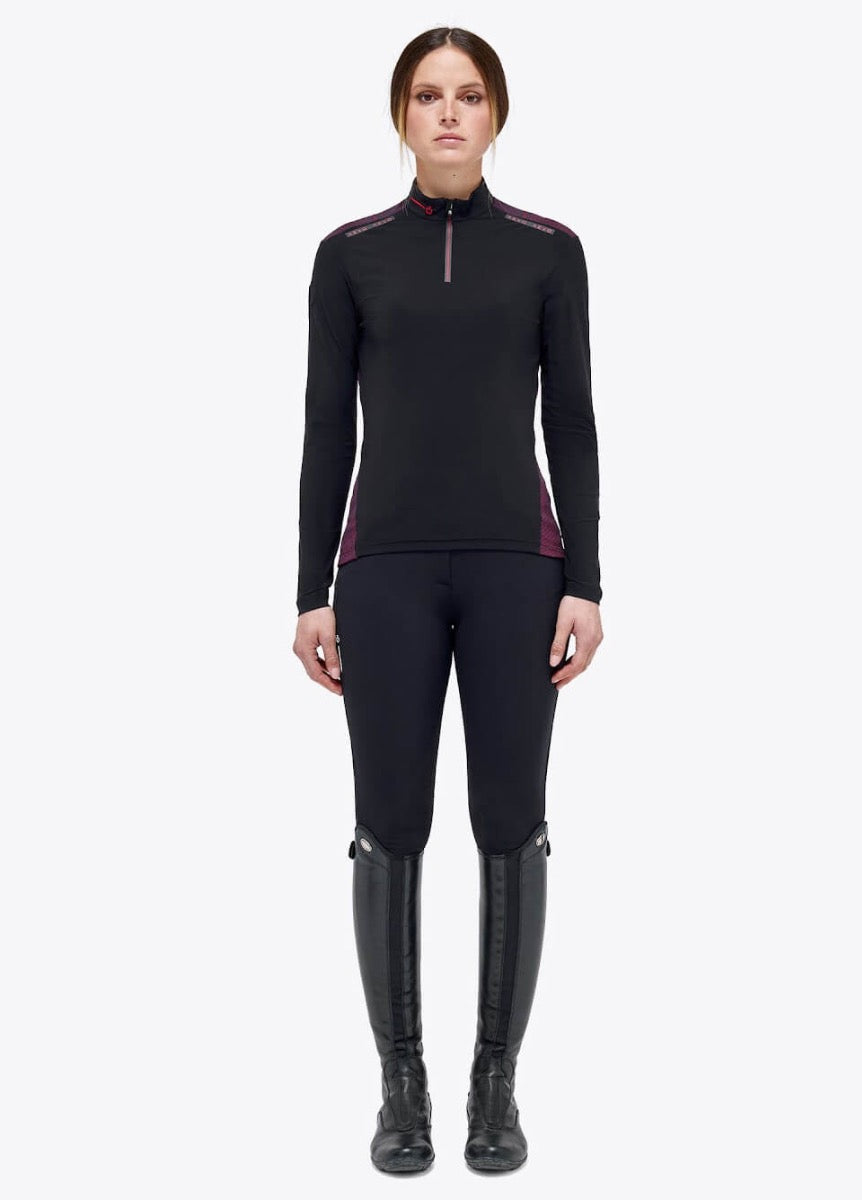 Cavalleria Toscana R-EVO Red Label Knit Training Polo - Black