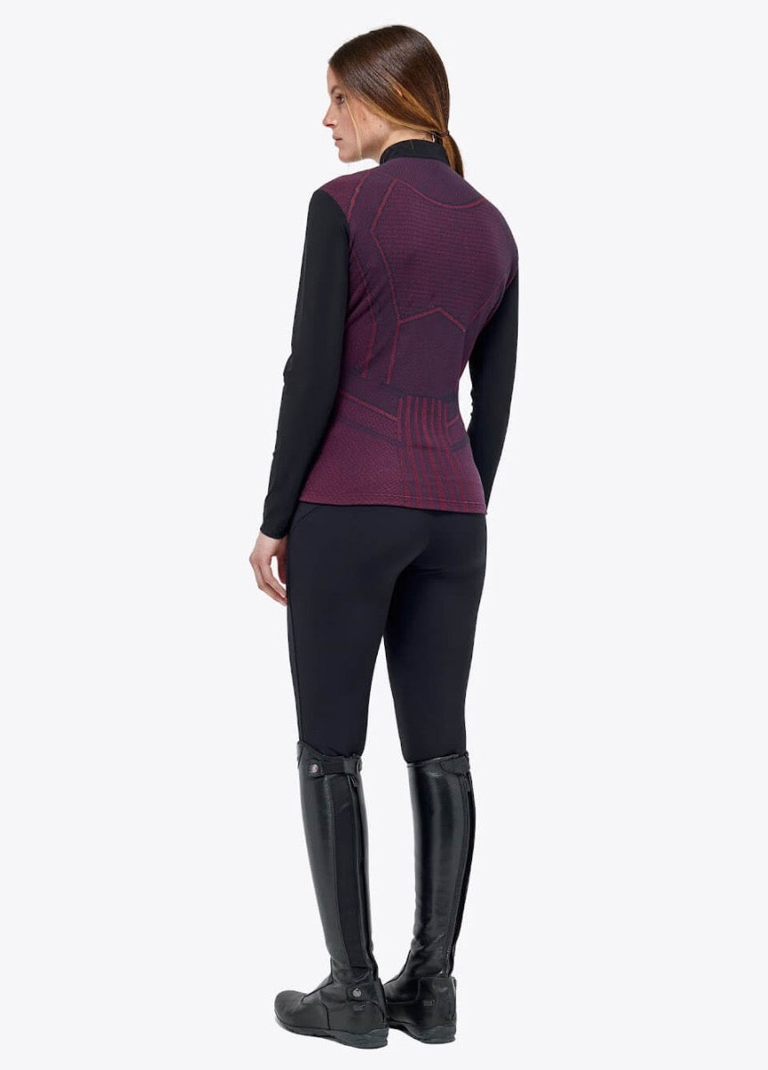Cavalleria Toscana R-EVO Red Label Knit Training Polo - Black