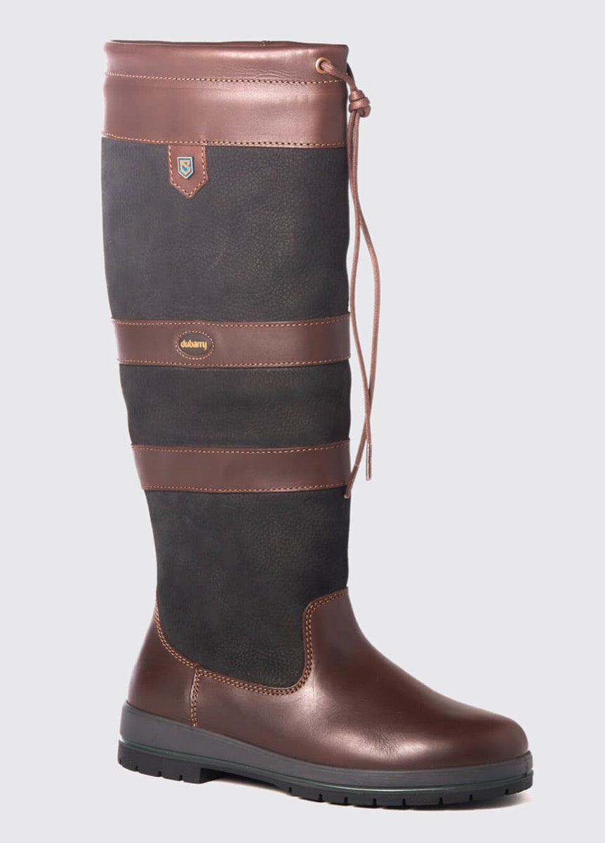 Dubarry Womens Galway Boots - Black/Brown