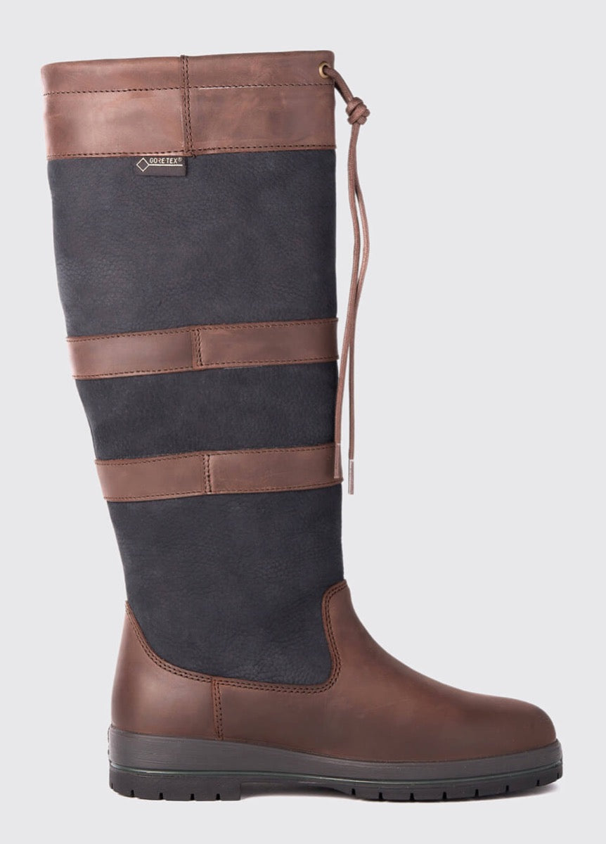 Dubarry Womens Galway Boots - Black/Brown
