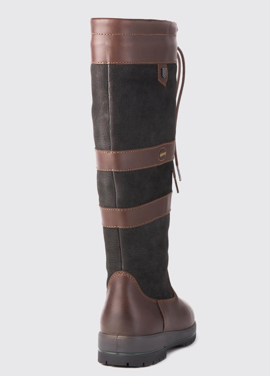 Dubarry Womens Galway Boots - Black/Brown