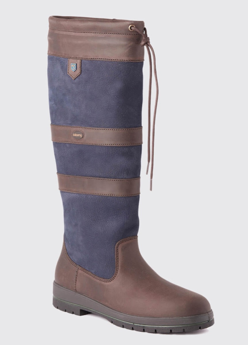 Dubarry Womens Galway Boots - Navy/Brown