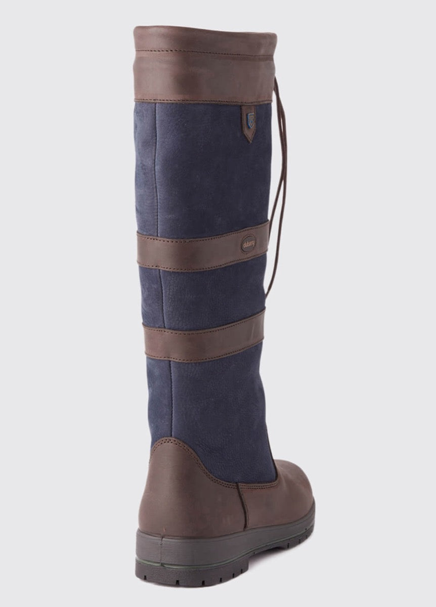 Dubarry Womens Galway Boots - Navy/Brown
