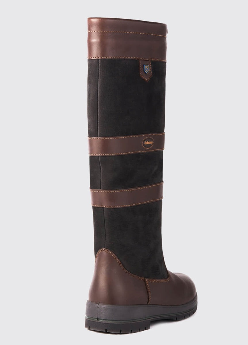 Dubarry Womens Galway Boots Slim Fit - Black/Brown
