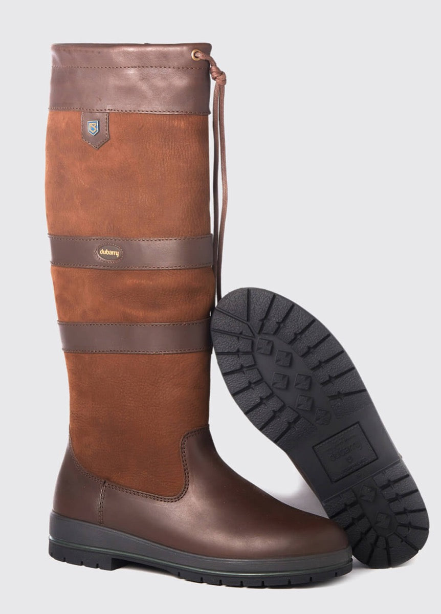 Dubarry Womens Galway Boots Slim Fit - Walnut