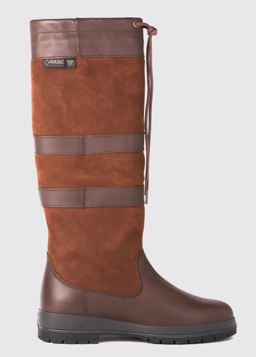 Dubarry Womens Galway Boots Slim Fit - Walnut