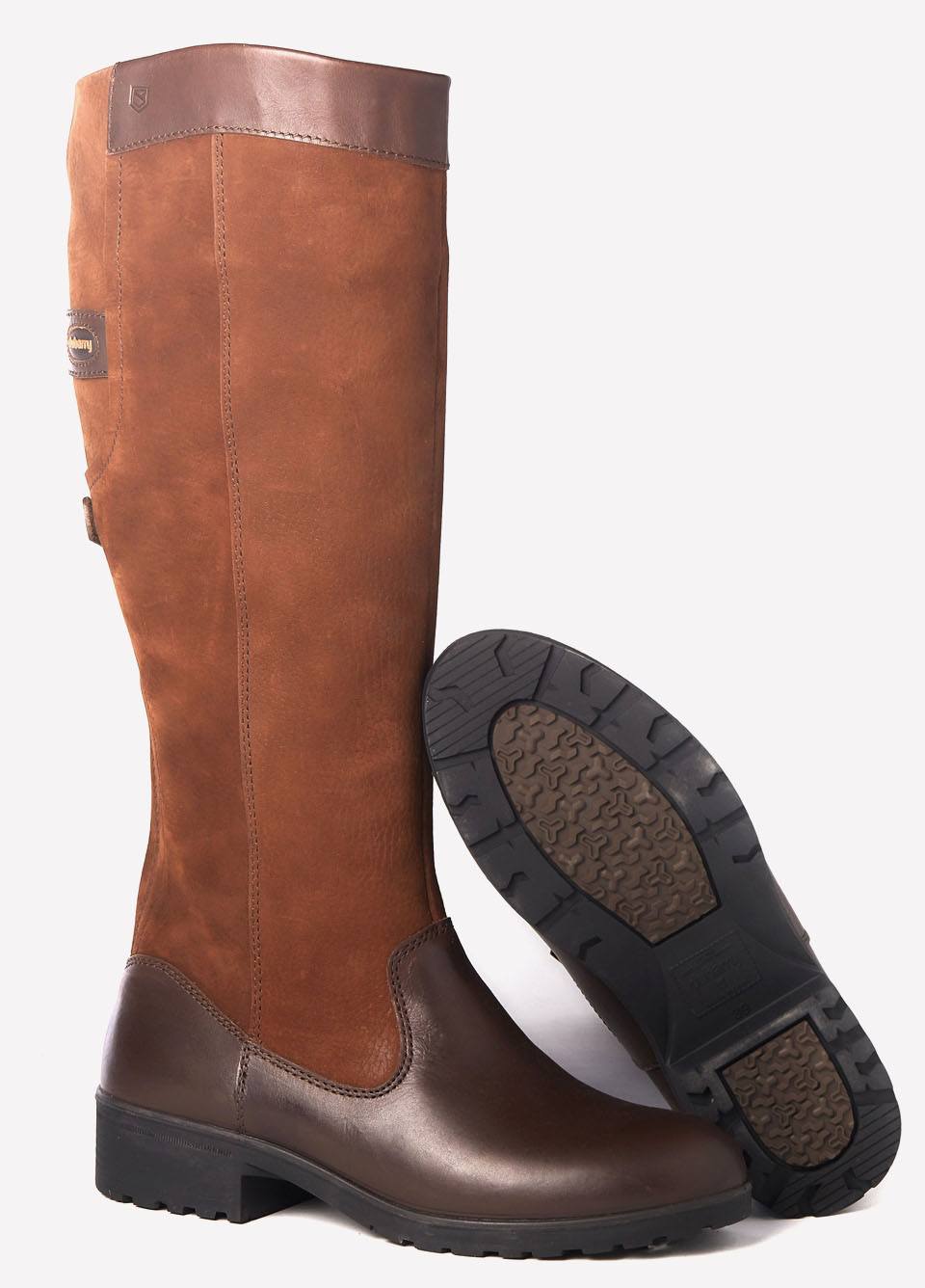 Dubarry Ladies Clare Country Boots - Walnut