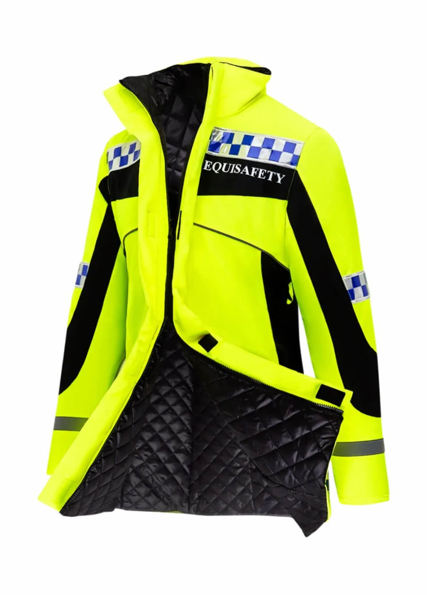 Equisafety Polite Inverno Riding Jacket - Yellow