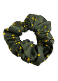 Equetech Diamond Scrunchie - Forest/Gold