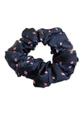 Equetech Diamond Scrunchie - Navy/Pink