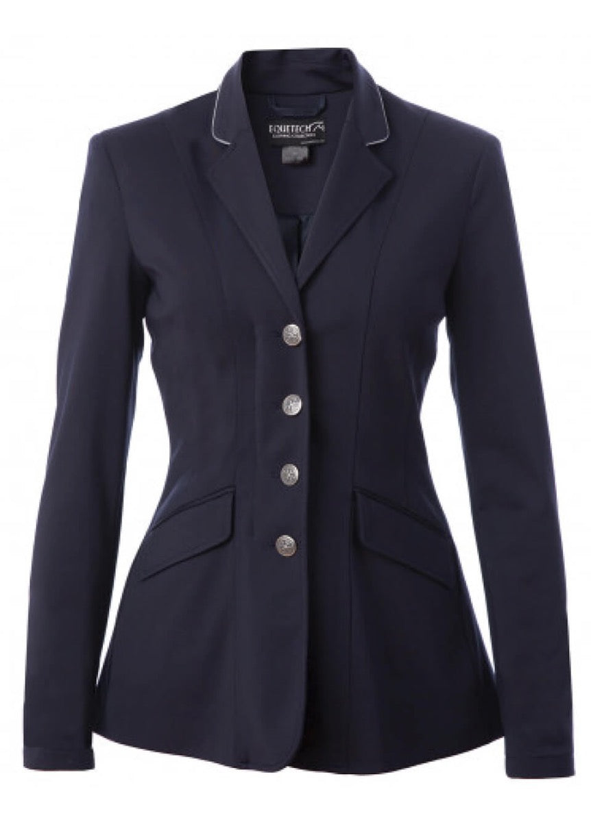 Equetech Jersey Competition Jacket - Navy/Silver