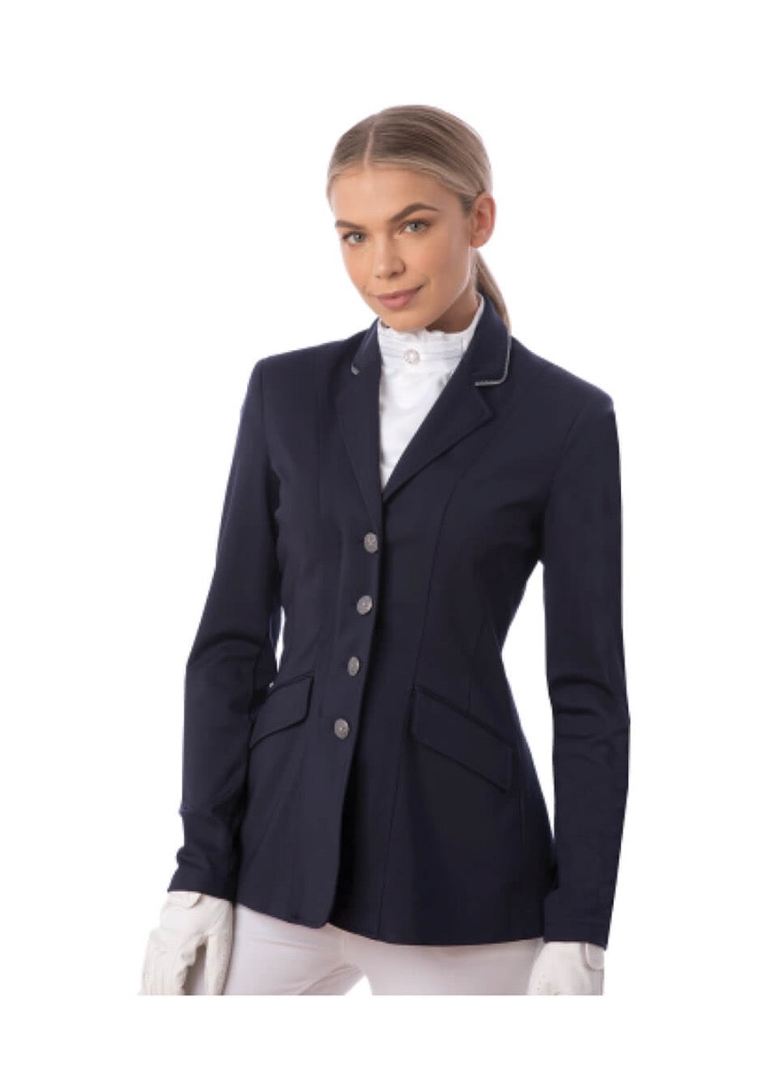 Equetech Jersey Competition Jacket - Navy/Silver
