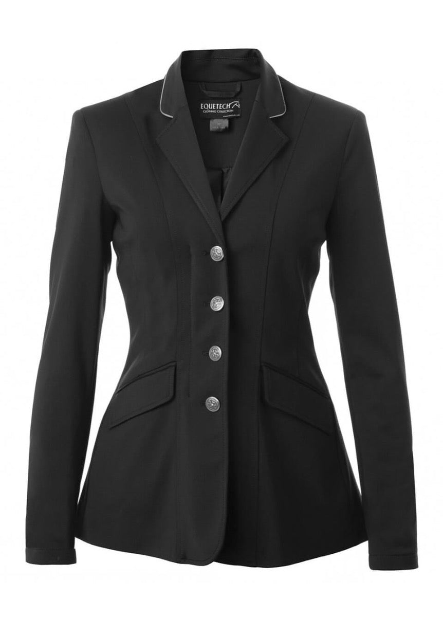 Equetech Jersey Junior Competition Jacket - Black