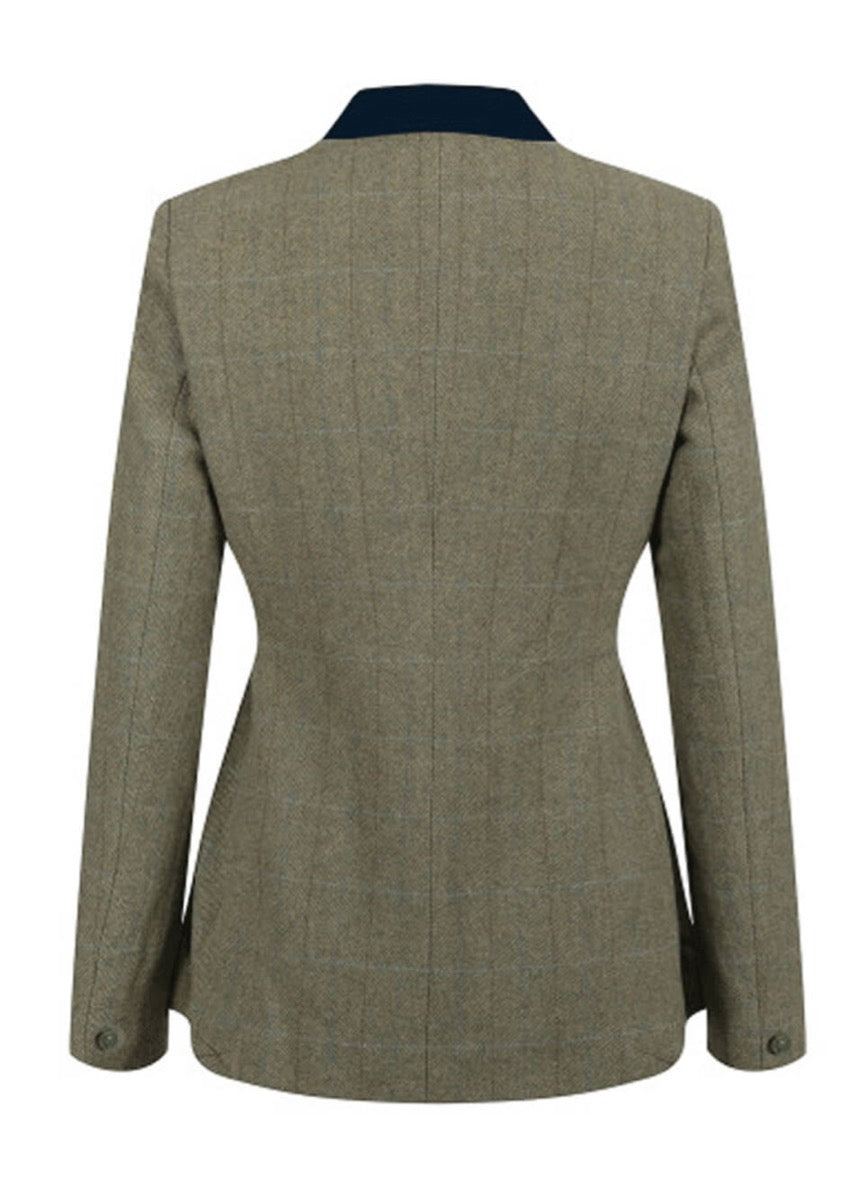 Equetech Maids Thornborough Tweed Riding Jacket - Green