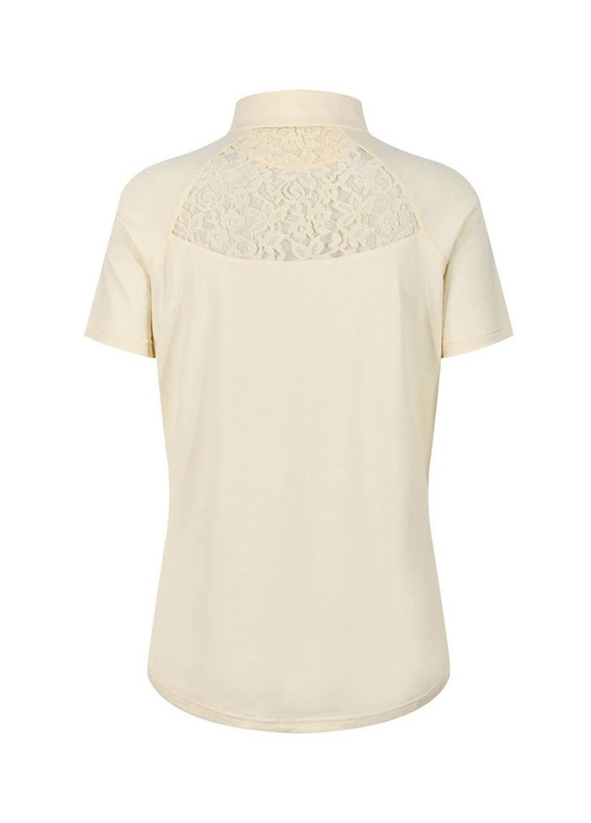 Equetech Ladies Parade Show-Time Shirt - Buttermilk