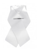 Equetech Ready Tied Jacquard Stock - White