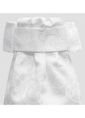 Equetech Deluxe Ready Tied Stock - Barcelona White