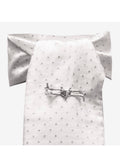 Equetech Stock (Untied) - White/Silver Spot