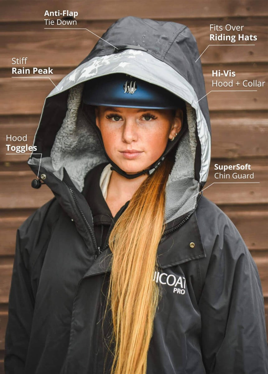 Equicoat Pro Long Coat - Black