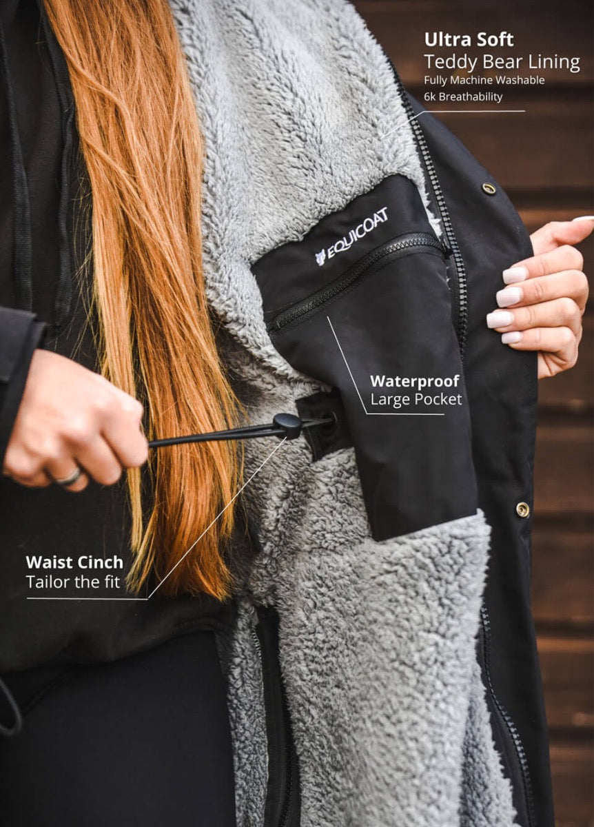 Equicoat Pro Long Coat - Black