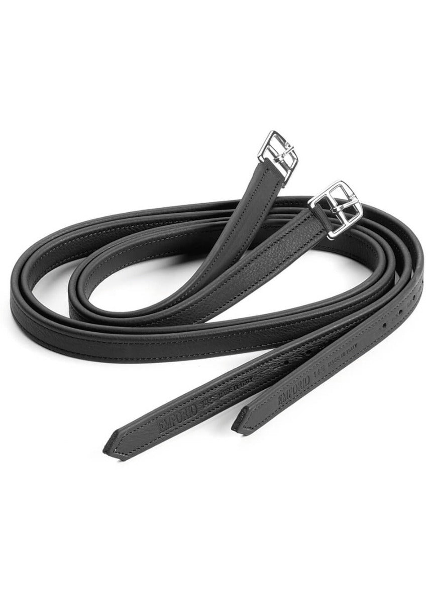 Equipe Emporio Stirrup Leathers - Black
