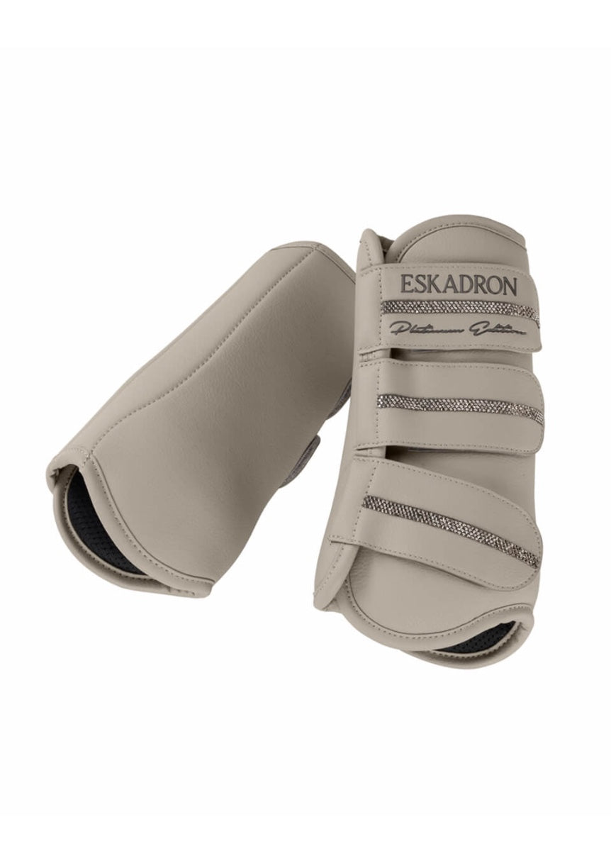 Eskadron Allround Faux Leather Front Boots - Pale Grey