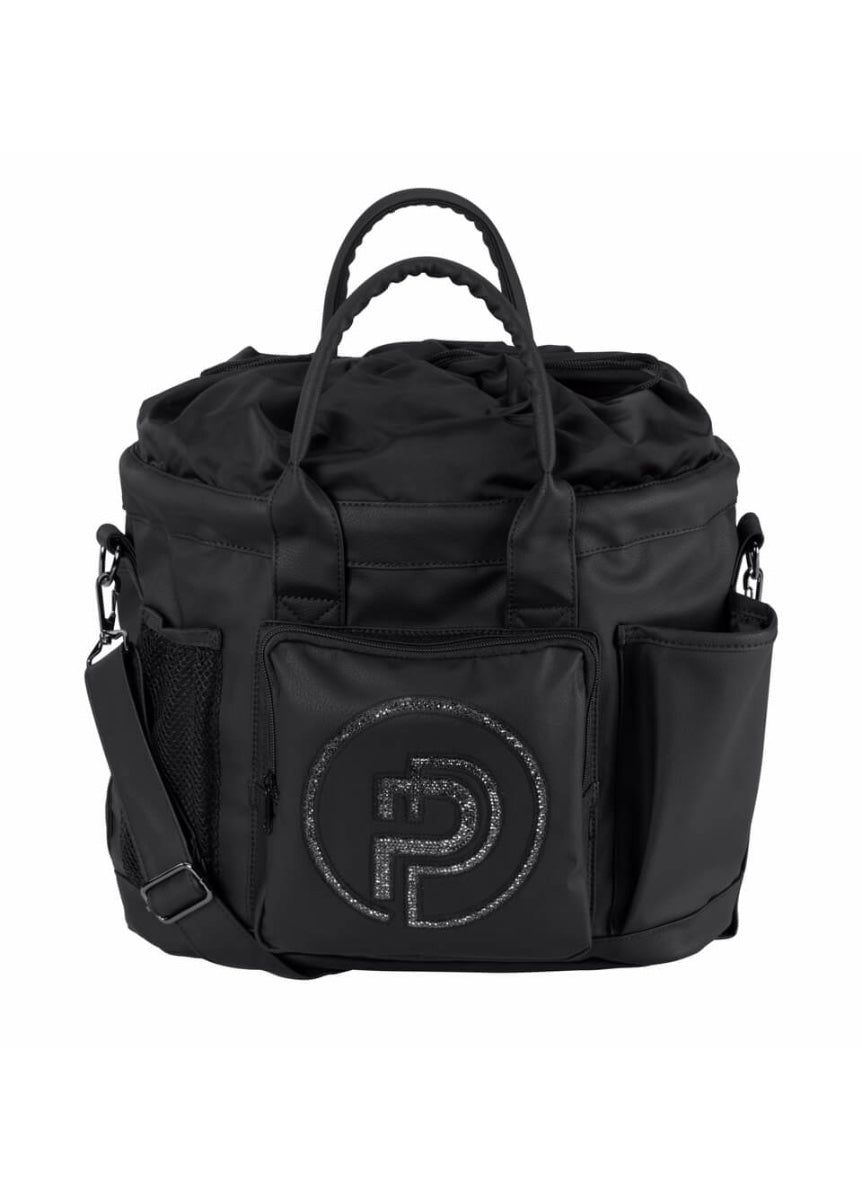 Eskadron Faux Leather Accessory Bag - Black