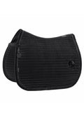 Eskadron Velvet Crystal Platinum DL Saddle Cloth - Black