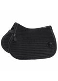 Eskadron Velvet Crystal Platinum VS Saddle Cloth - Black