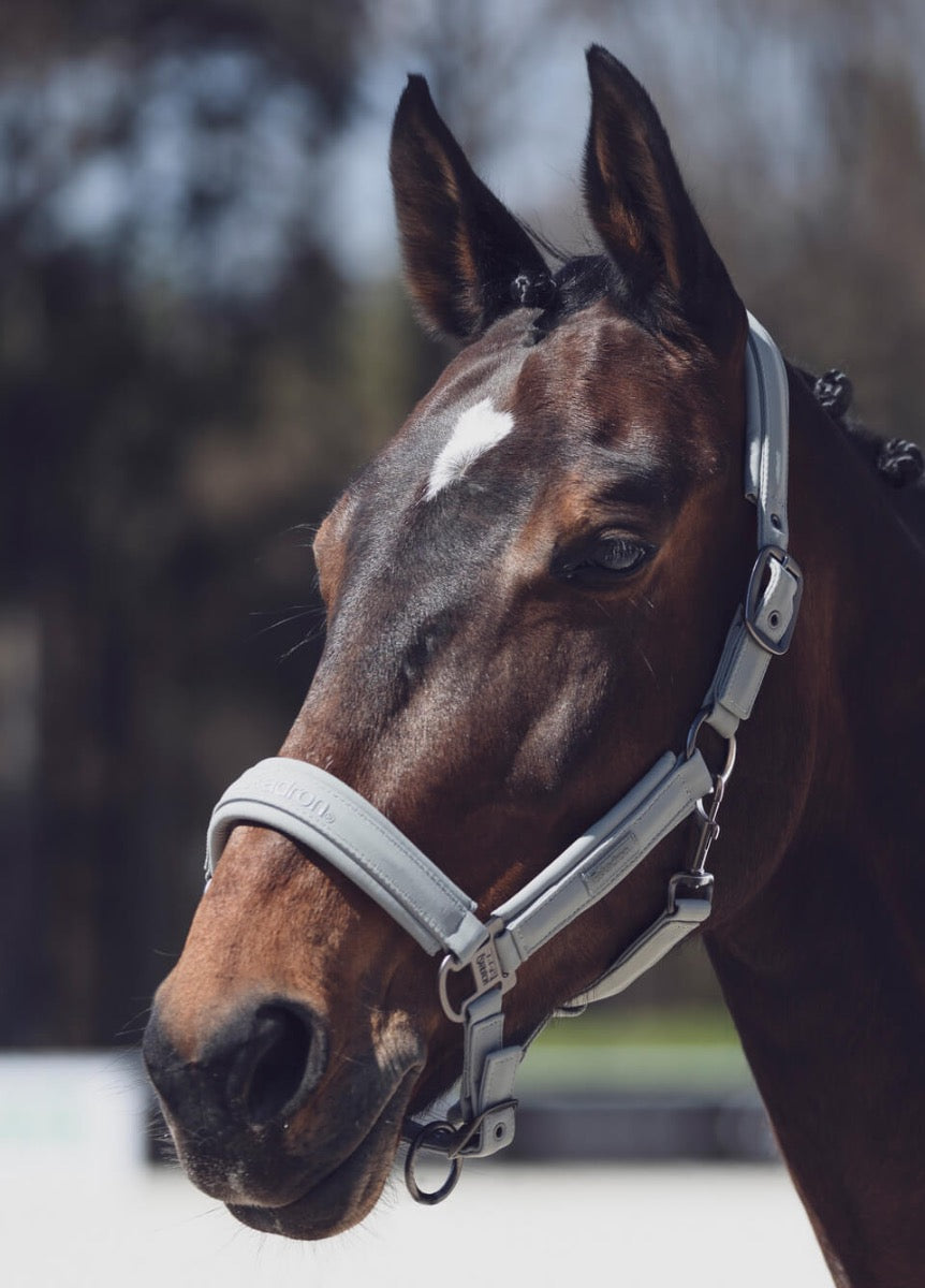 Eskadron Doublepin Softshell Headcollar - Light Olive
