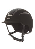 Evoke Callisto Classic Peak Suede Helmet - Black/Viper
