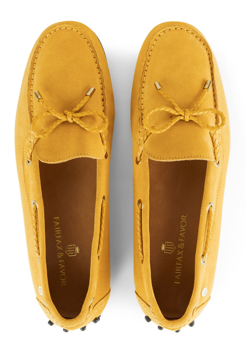 Fairfax & Favor Henley Driving Shoe - Mango