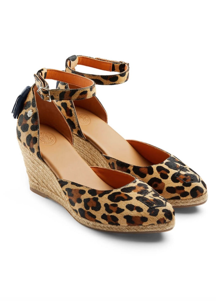 Fairfax & Favor Monaco Wedge - Jaguar Haircalf