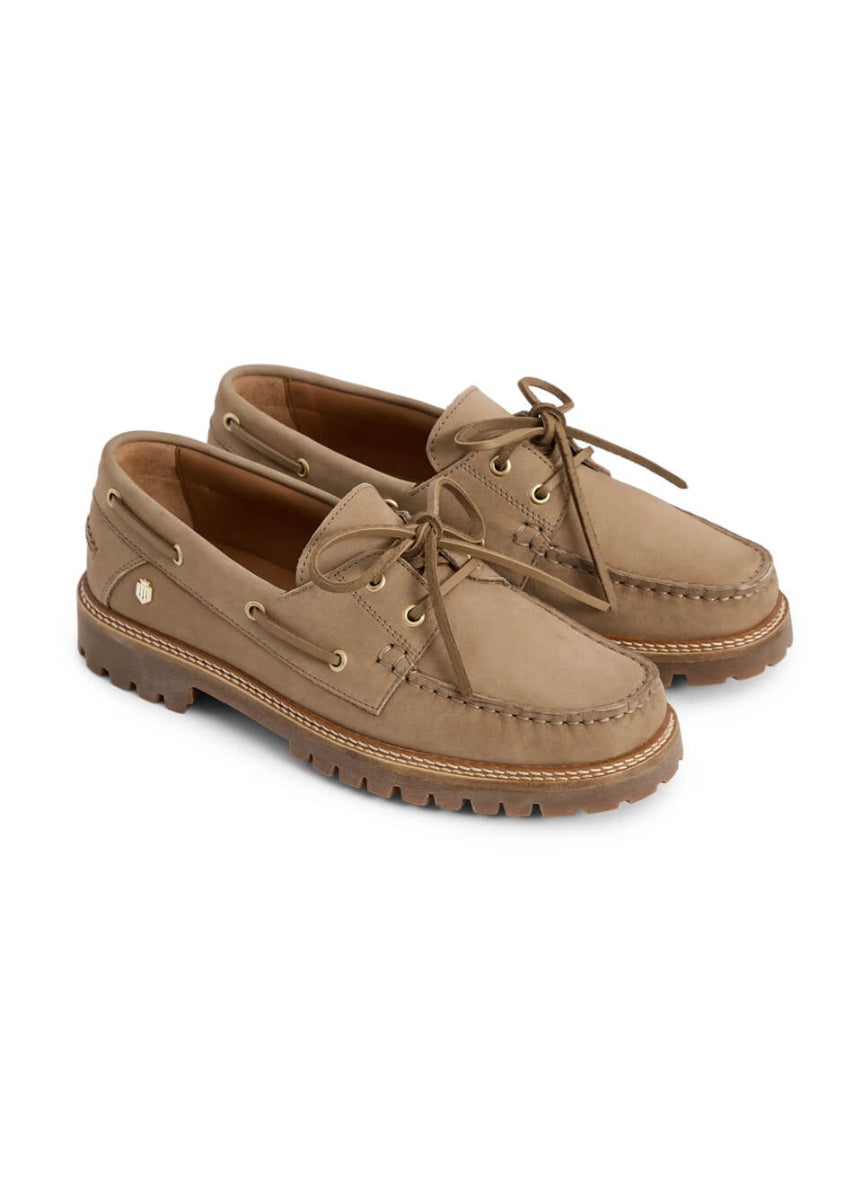 Fairfax & Favor Aldeburgh Deck Shoe - Fawn