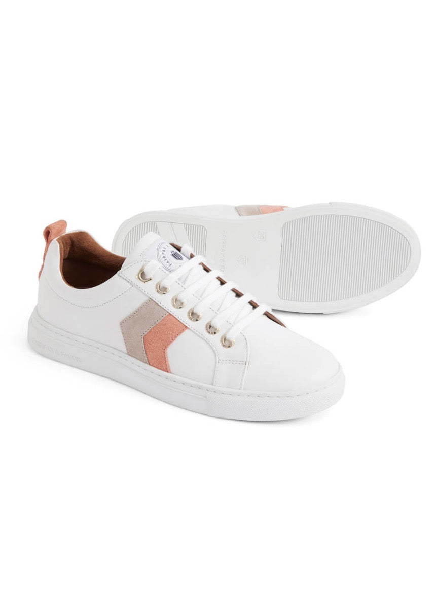 Fairfax & Favor Alexandra Trainer - Melon/Stone