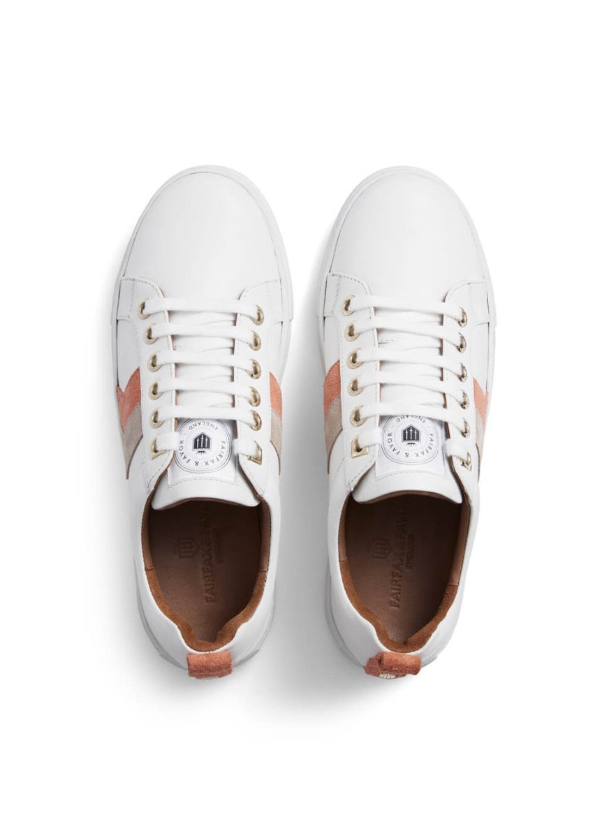 Fairfax & Favor Alexandra Trainer - Melon/Stone