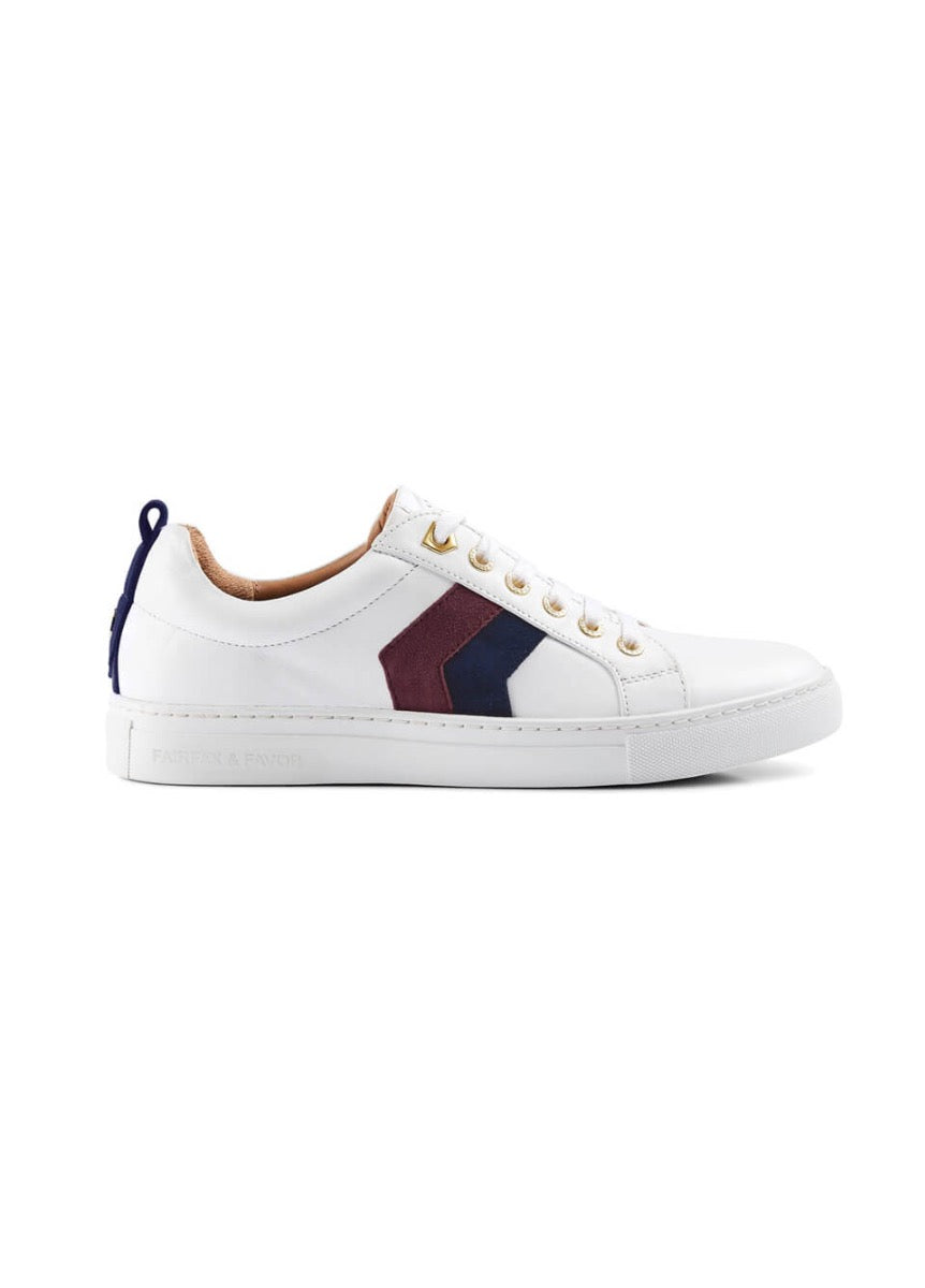 Fairfax & Favor Alexandra Trainer - Plum/Ink