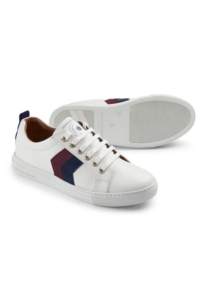 Fairfax & Favor Alexandra Trainer - Plum/Ink