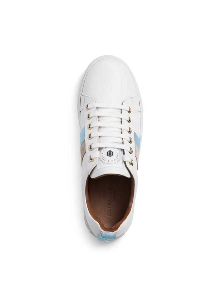 Fairfax & Favor Alexandra Trainer - Sky Blue/Stone