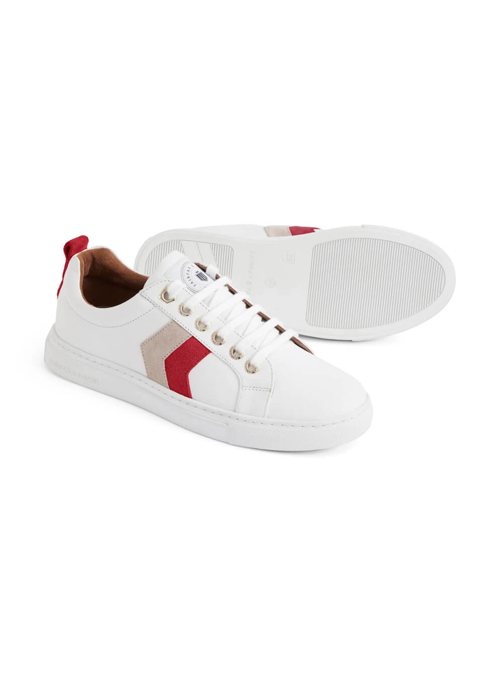 Fairfax & Favor Alexandra Trainer - Cherry/Stone