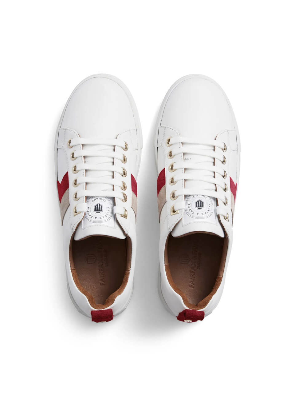 Fairfax & Favor Alexandra Trainer - Cherry/Stone