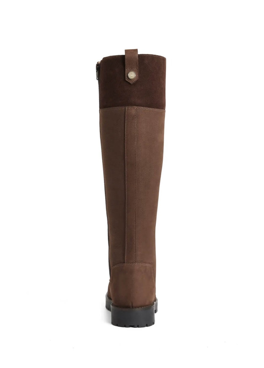 Fairfax & Favor Knee High Anglesey Boot - Chocolate Nubuck