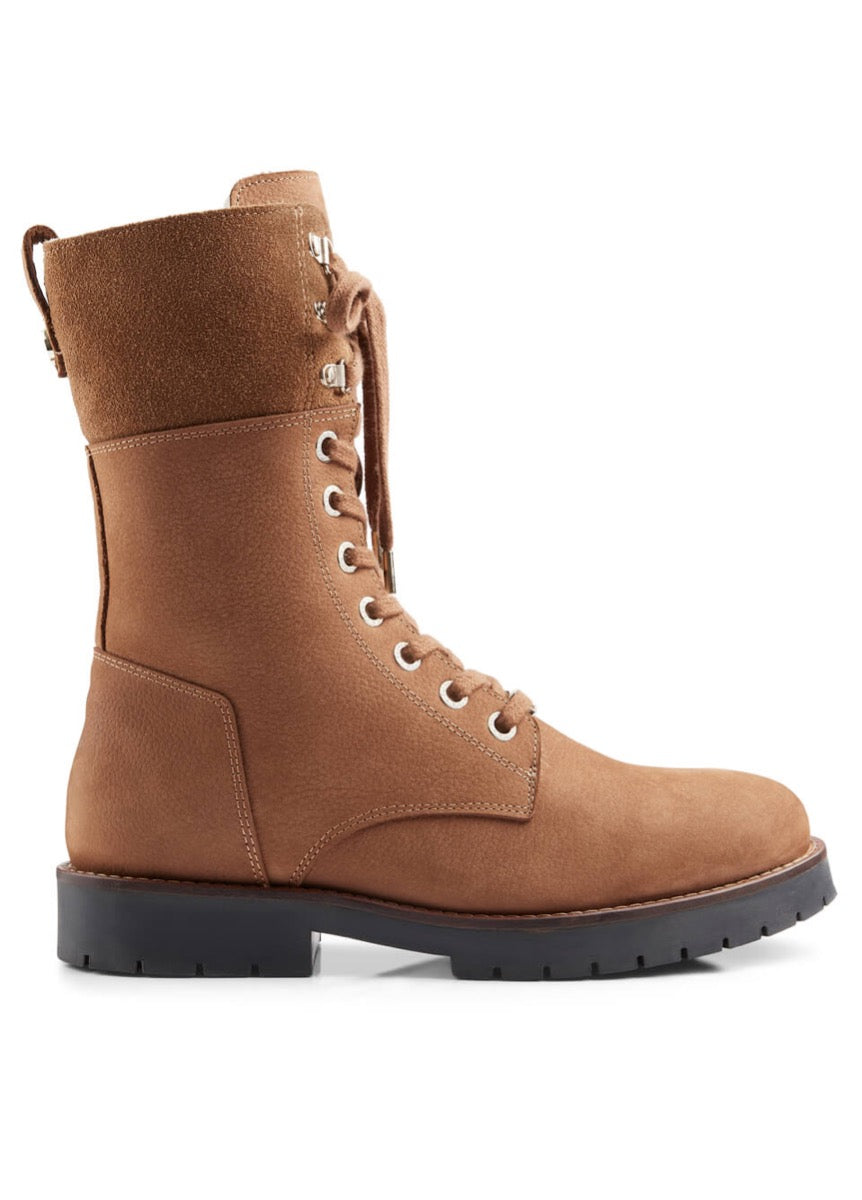 Fairfax & Favor Shearling Lined Anglesey Boot - Cognac
