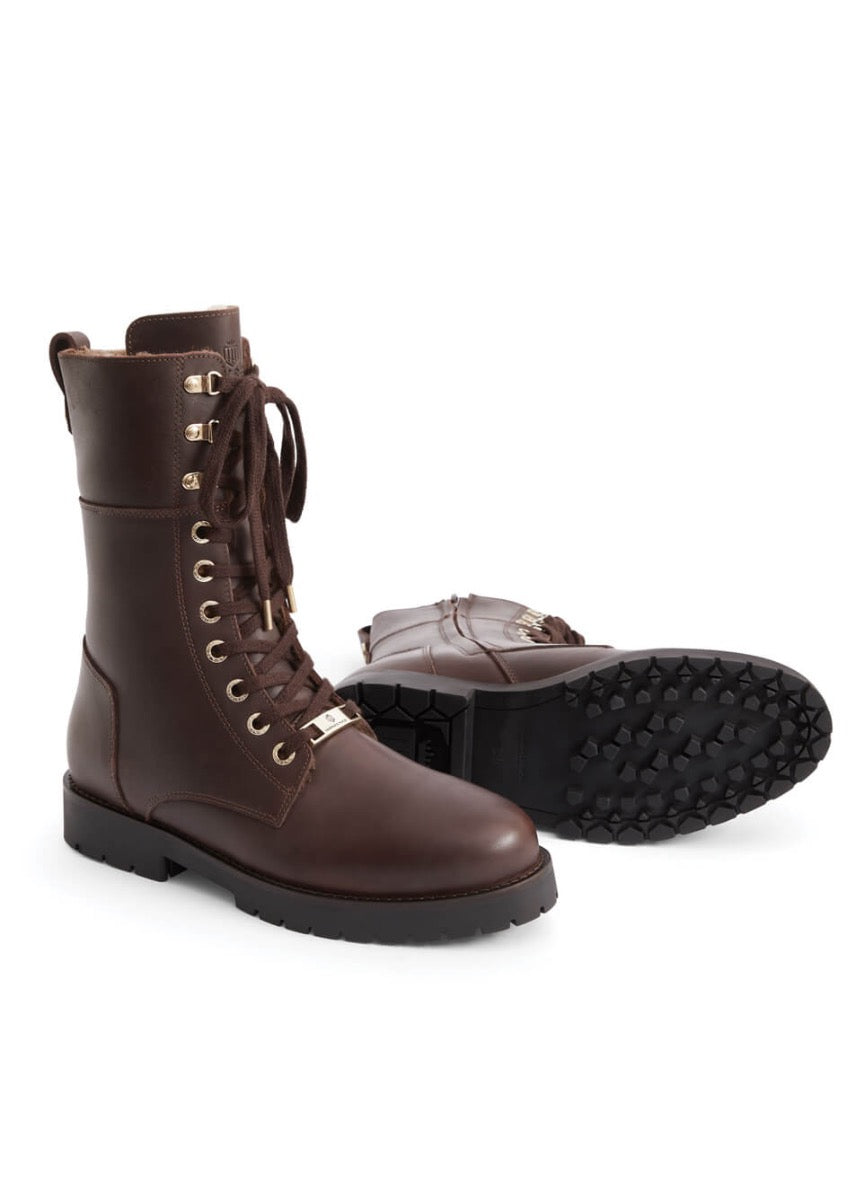 Fairfax & Favor Anglesey Leather Boot - Mahogany