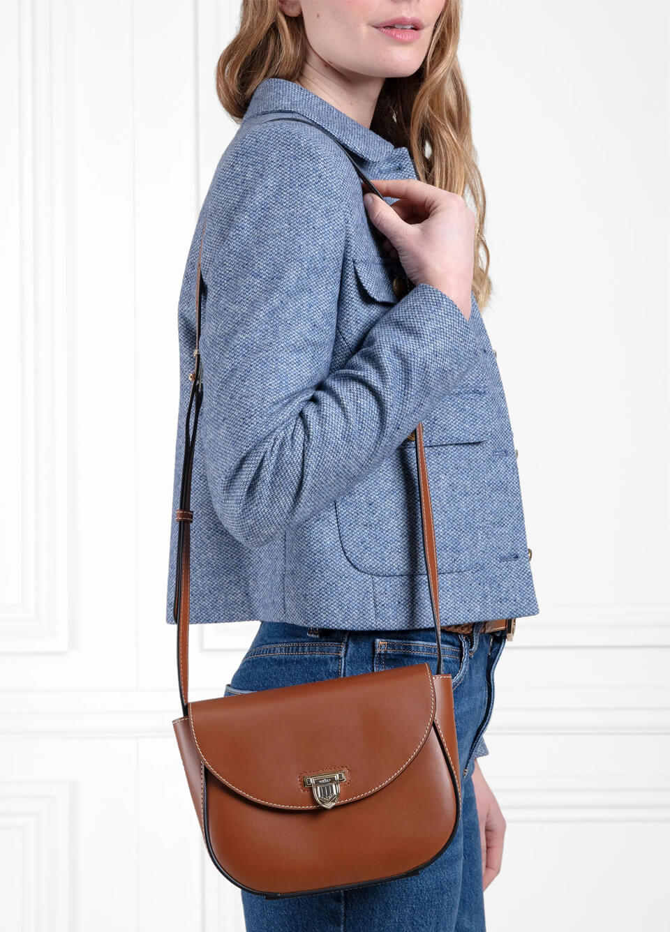 Fairfax & Favor - Blenheim Saddle Bag - Tan Leather