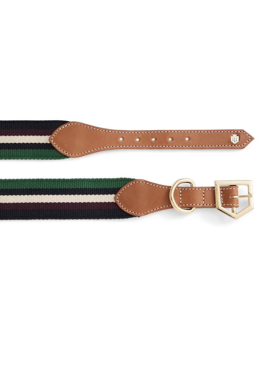 Fairfax & Favor Boston Dog Collar - Tan Leather