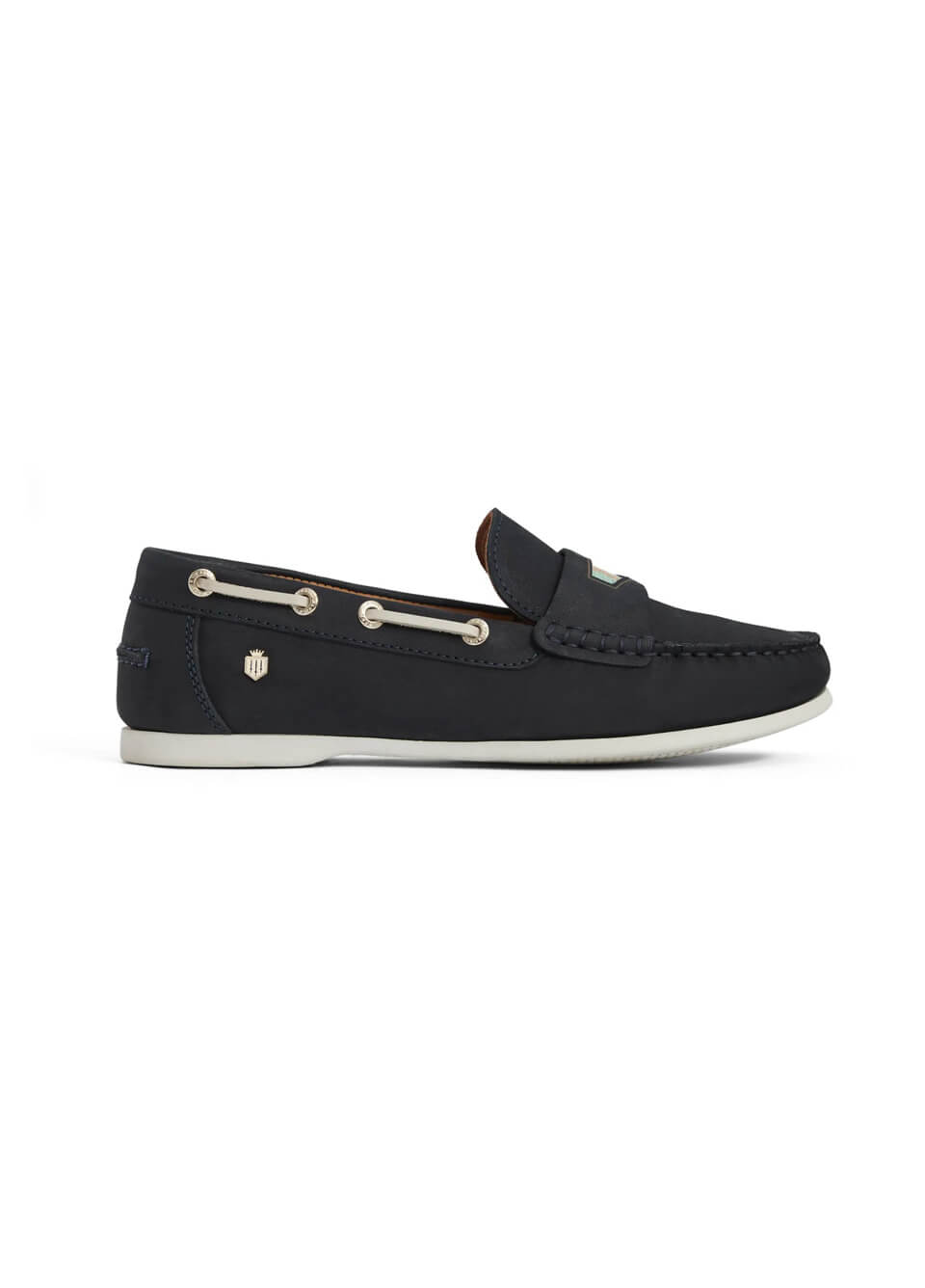 Fairfax & Favor Boston Deck Shoe - Navy/Mint